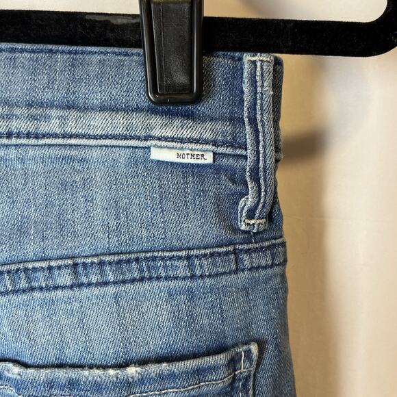 Mother The Insider Crop Fray Jeans 26 After All These Years Distressed Limited - Picture 8 of 8